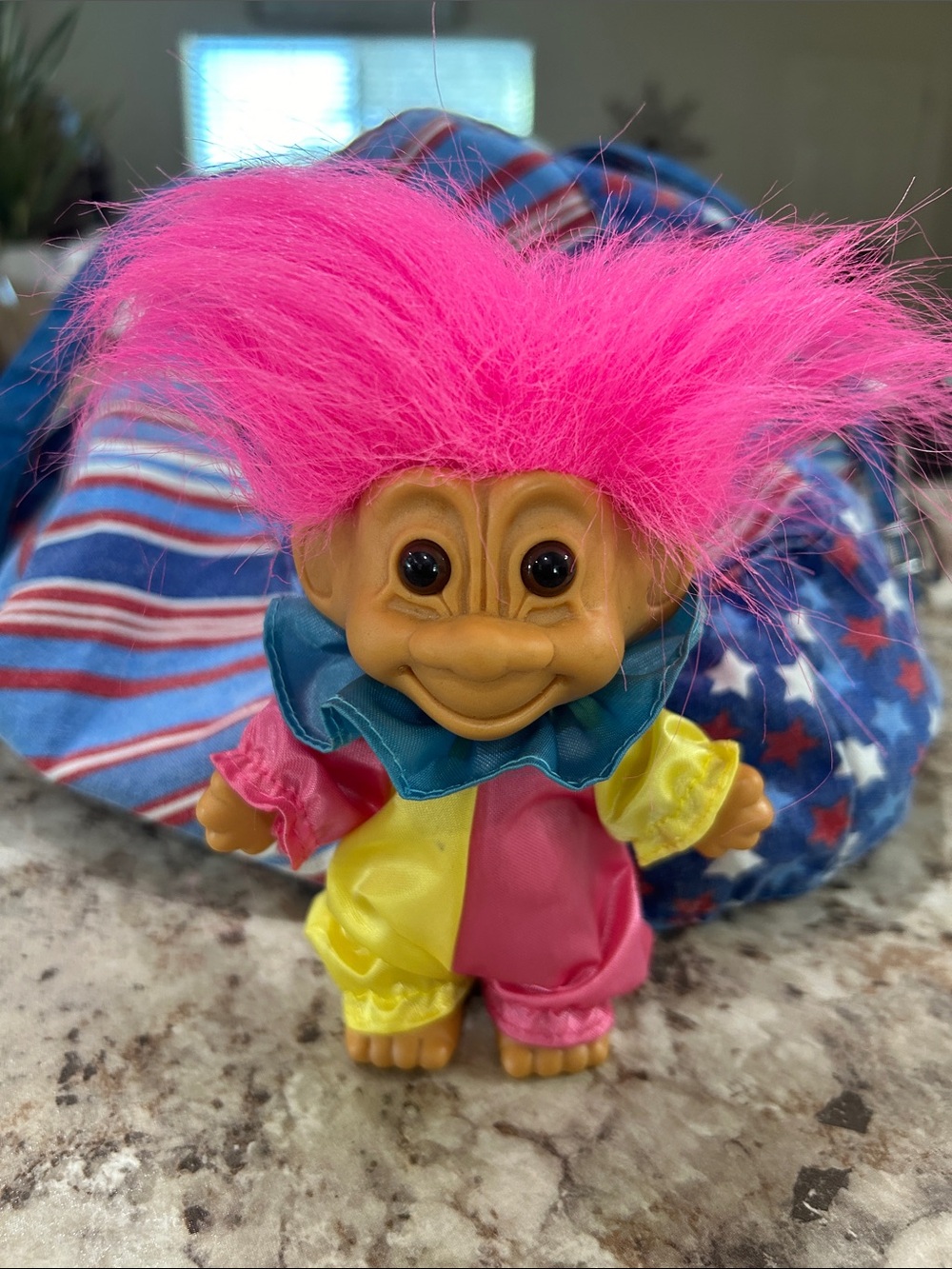 Vintage Pink-Haired Troll Doll Toy 1980s Fun Childhood Memories Nostalgic - Picture 1 of 9